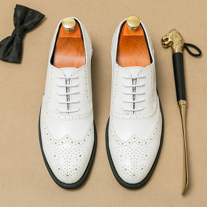 Vera | Classic Leather Brogue Oxford Shoes
