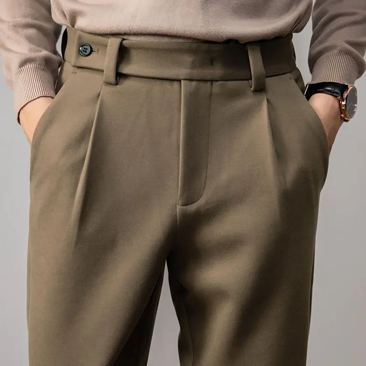 Vera | Men's Heavy Wool Straight Leg Dress Pants