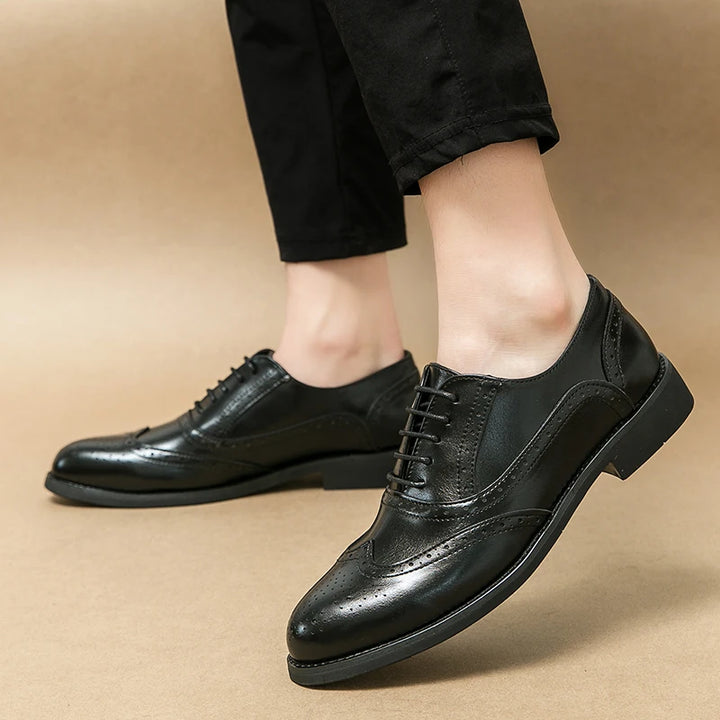 Vera | Classic Leather Brogue Oxford Shoes