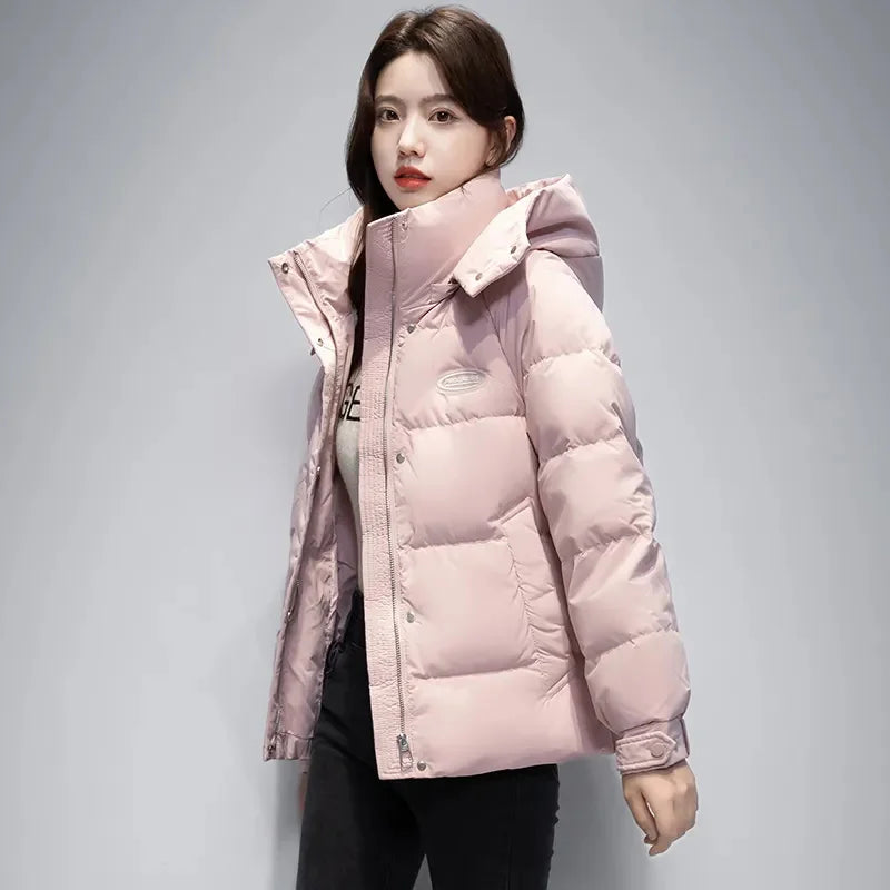 Short Puffer Winter Jacket