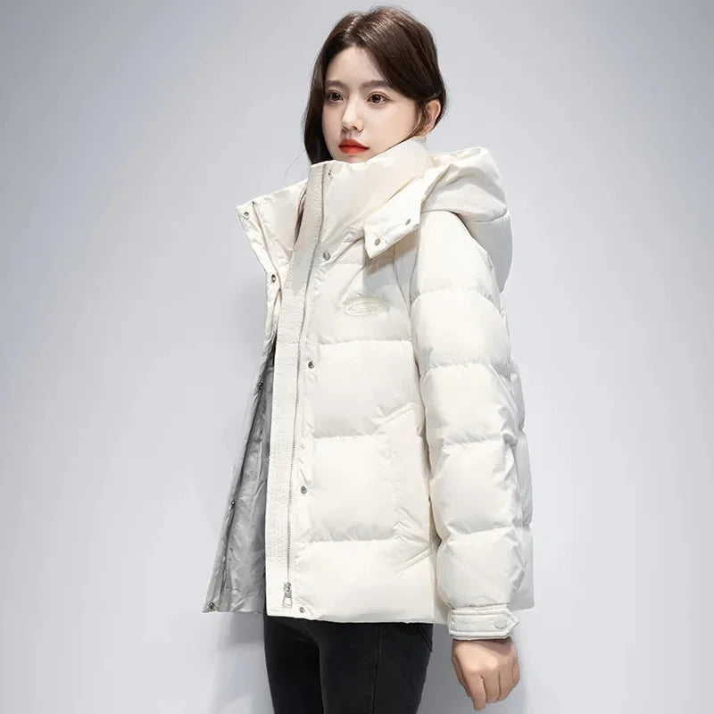 Short Puffer Winter Jacket
