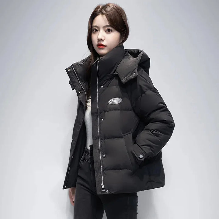Short Puffer Winter Jacket
