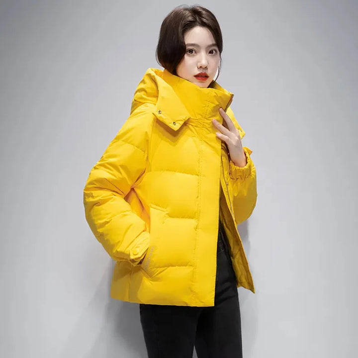 Short Puffer Winter Jacket