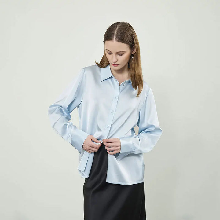Silk Long Sleeve Blouse