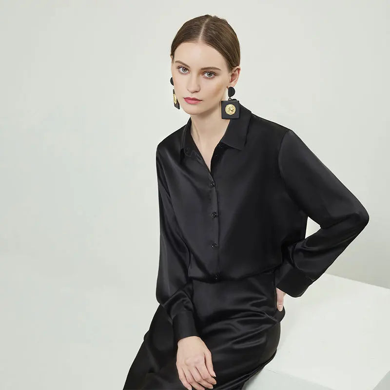 Silk Long Sleeve Blouse