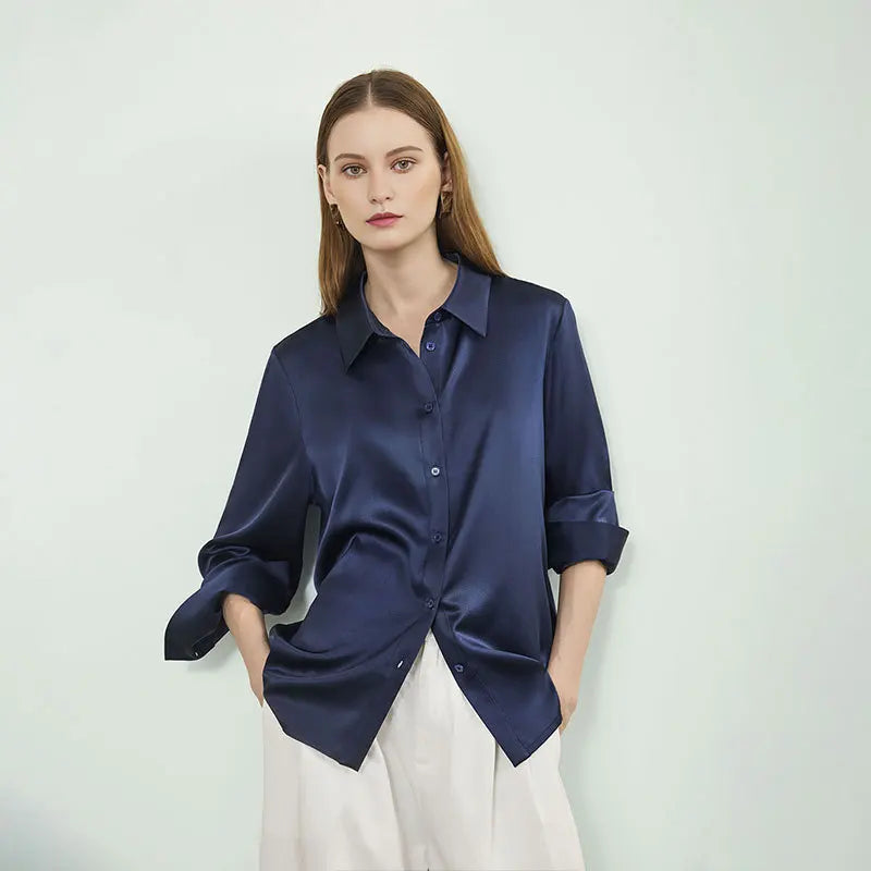 Silk Long Sleeve Blouse