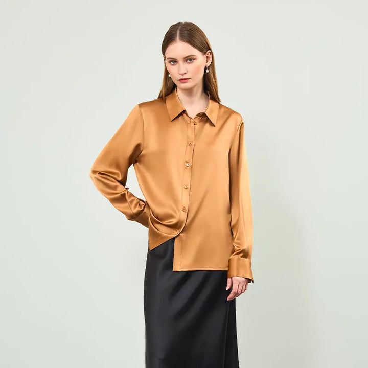 Silk Long Sleeve Blouse