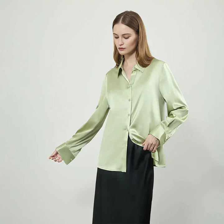 Silk Long Sleeve Blouse