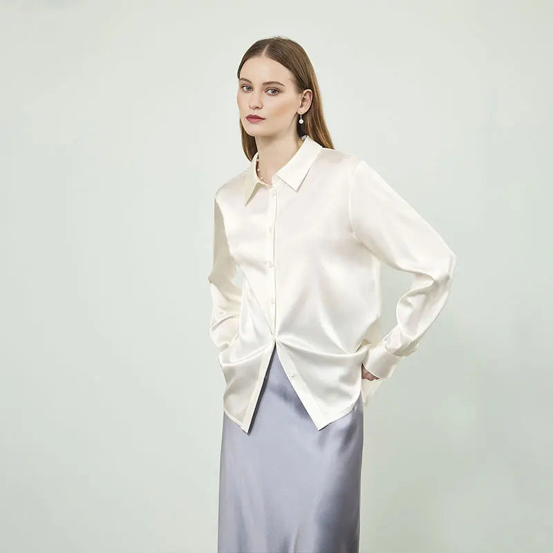 Silk Long Sleeve Blouse