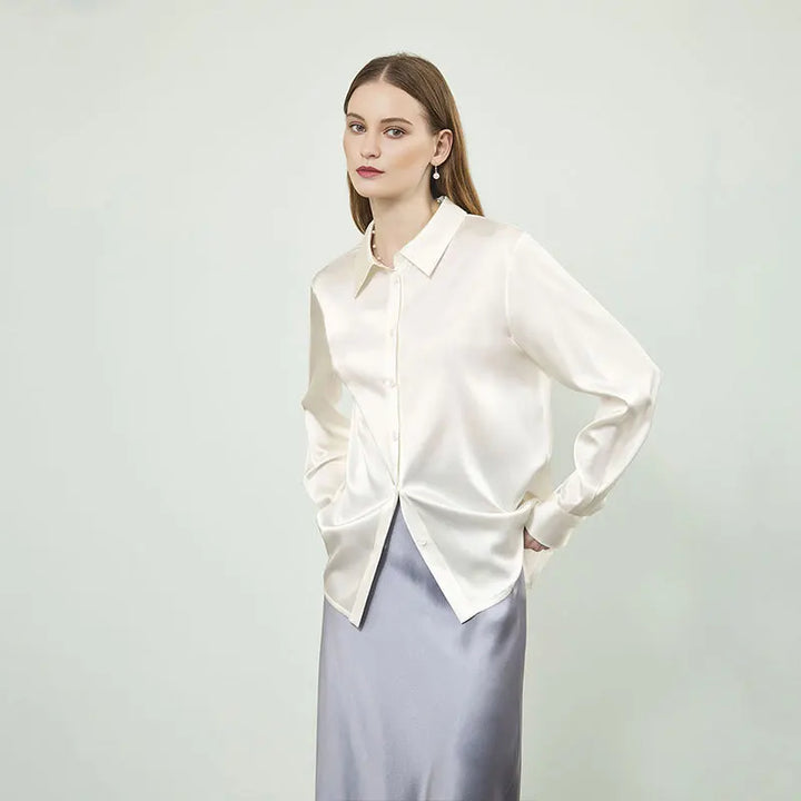 Silk Long Sleeve Blouse