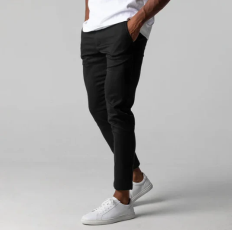 Slim-Fit Stretch Chino Trousers