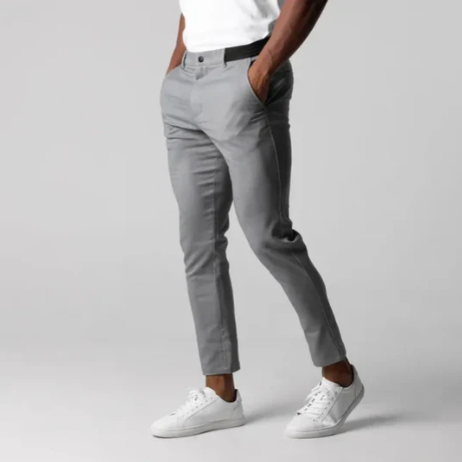 Slim-Fit Stretch Chino Trousers