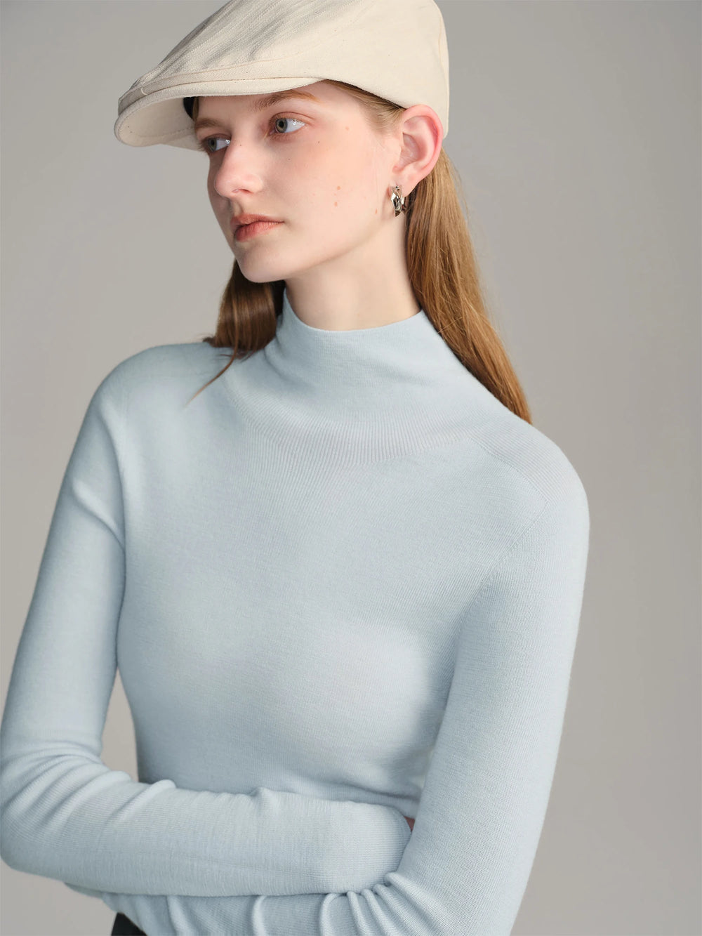 Slim Wool Turtleneck Sweater