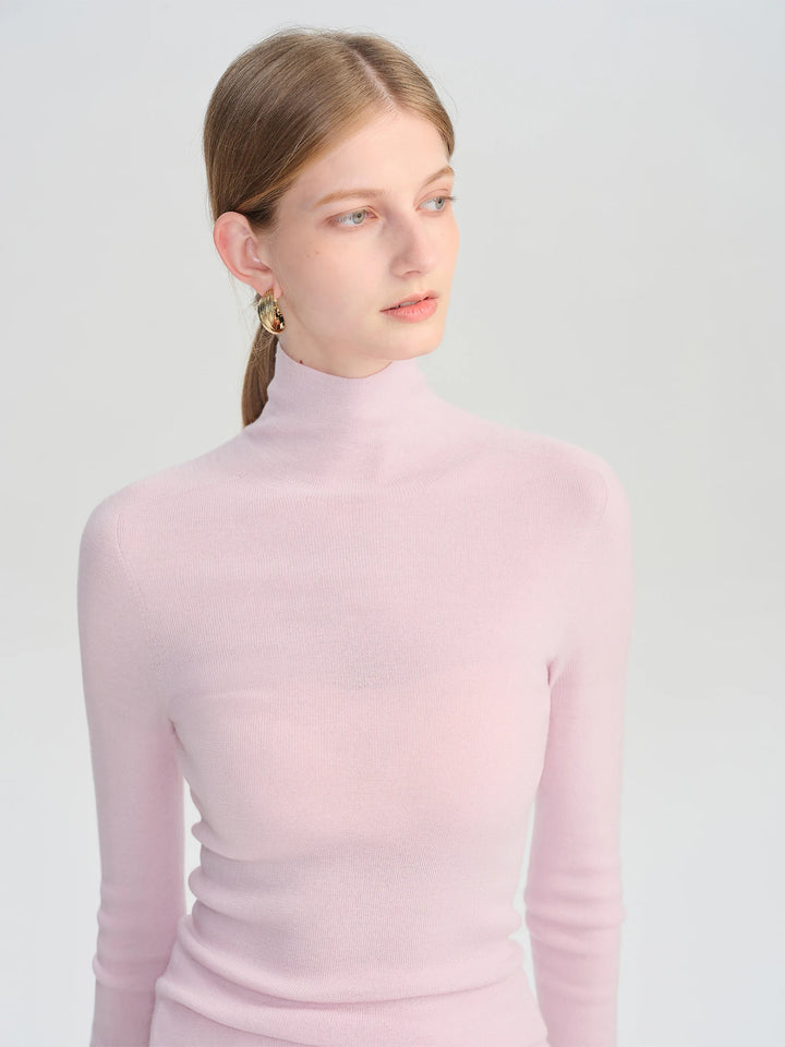 Slim Wool Turtleneck Sweater