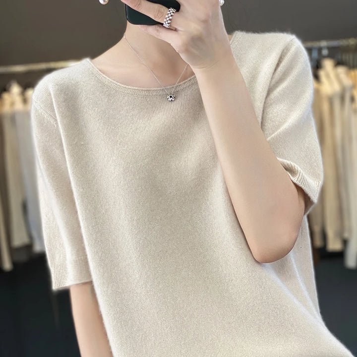 Soft Pure Merino Wool Knit Pullover