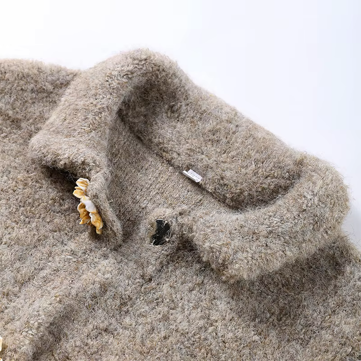 Soft Wool Knit Cardigan Winter Warm Sweater