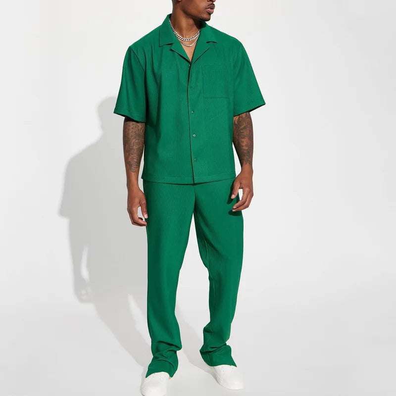 Spring Casual Two-Piece Set for Men