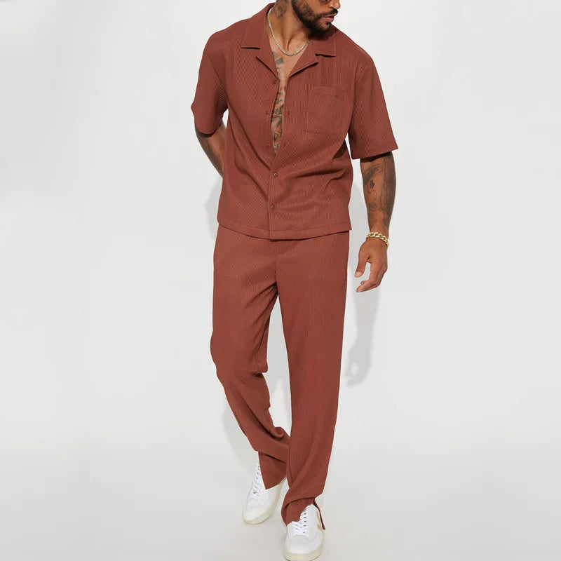 Spring Casual Two-Piece Set for Men