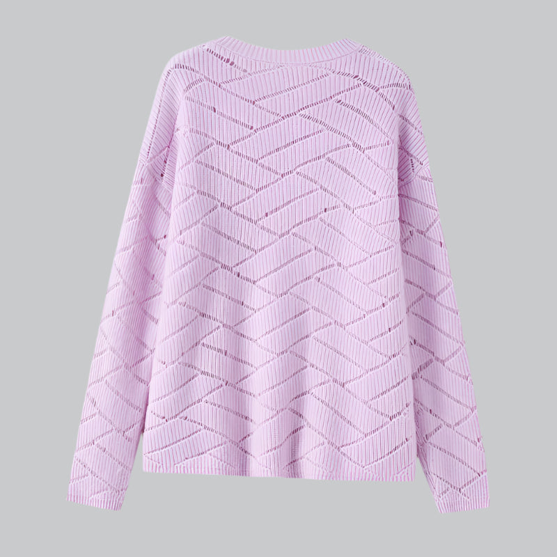 Spring Lightweight Cashmere Knit Pullover