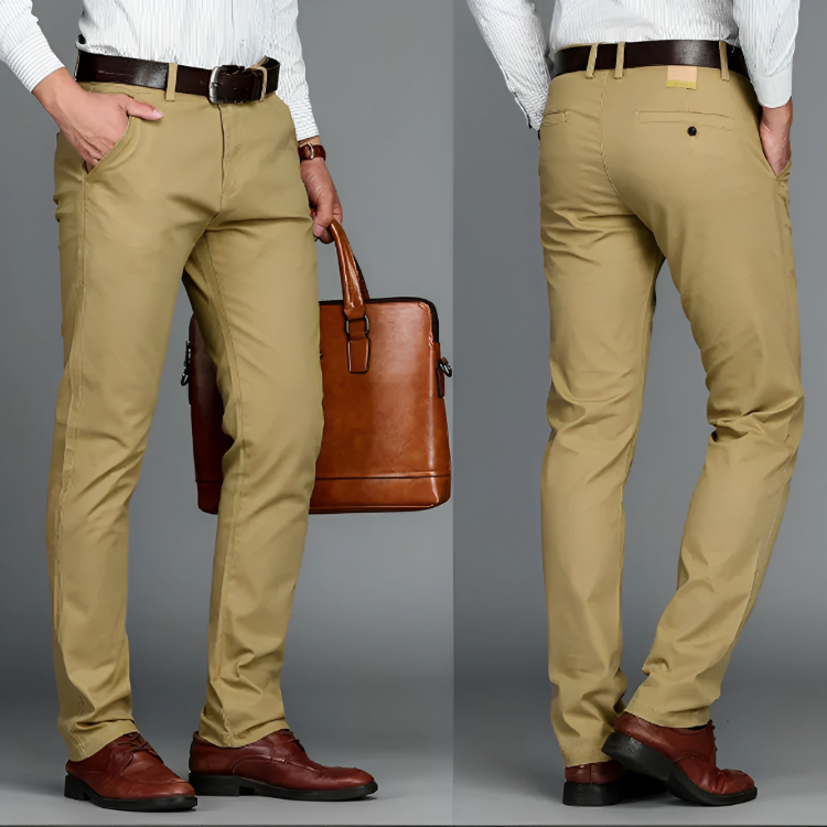 Slim Fit Stretch Chinos Trousers