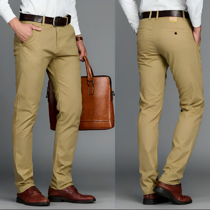 Slim Fit Stretch Chinos Trousers
