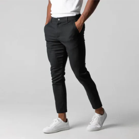 Slim-Fit Stretch Chino Trousers
