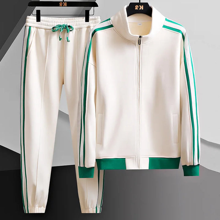 Stripe Track Jacket and Jogger Set