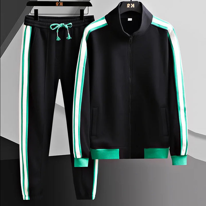 Stripe Track Jacket and Jogger Set