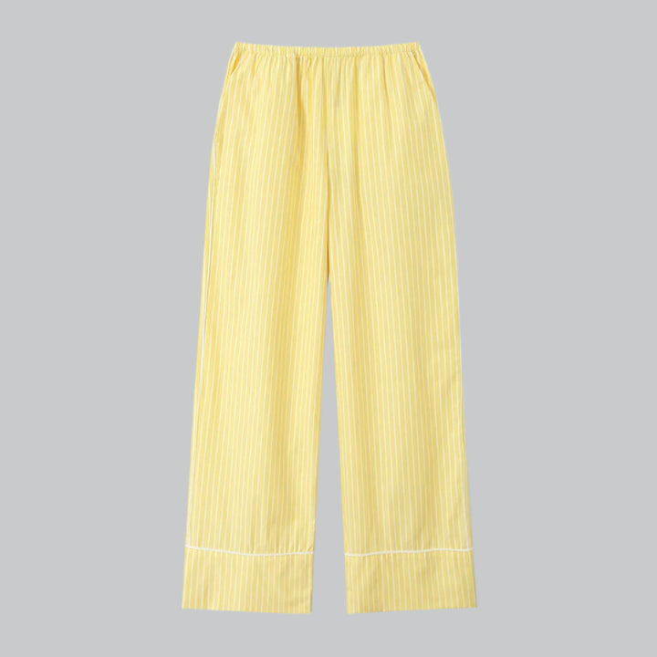 Striped High Waist Shirt & Trouser Set