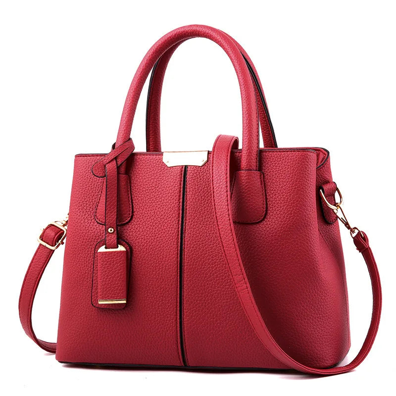 Structured Crossbody Tote Shoulder Bag