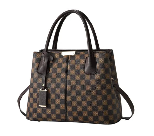 Structured Crossbody Tote Shoulder Bag