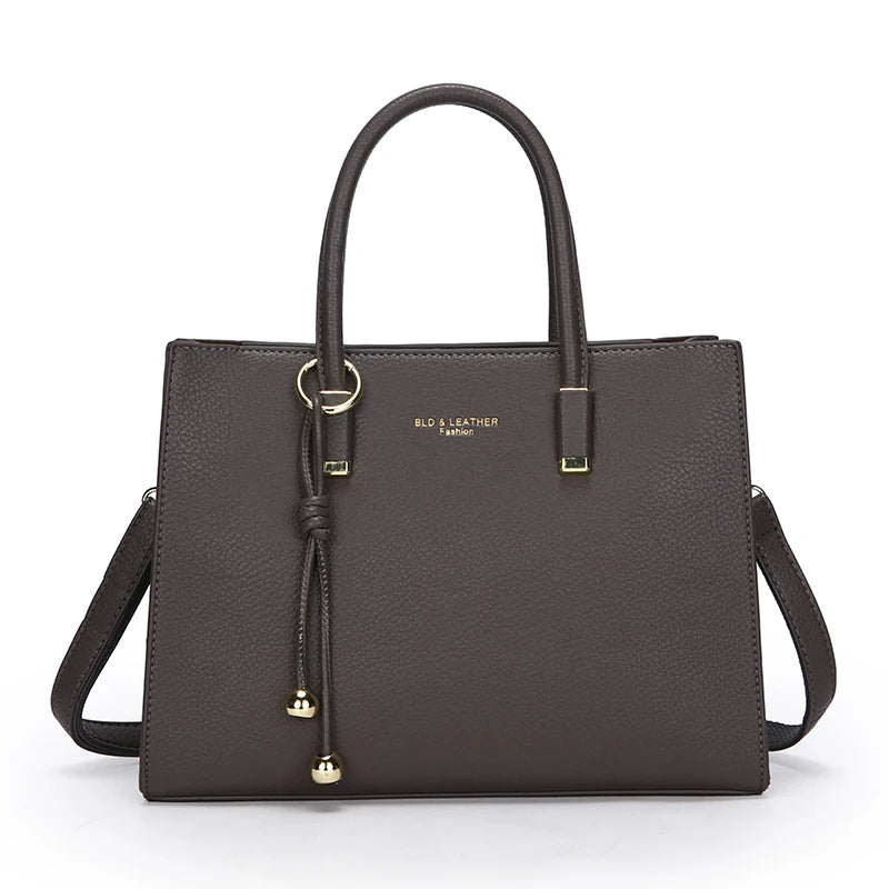 Structured Large Capacity Crossbody Tote