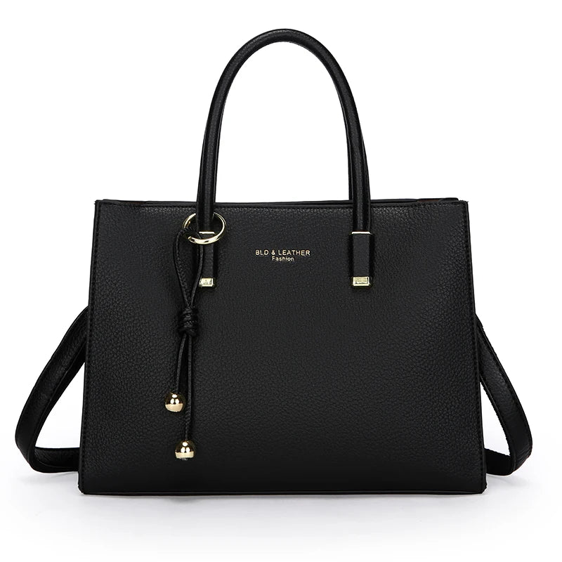 Structured Large Capacity Crossbody Tote