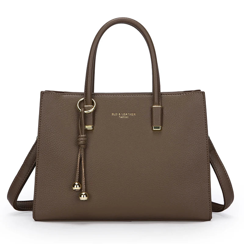 Structured Large Capacity Crossbody Tote