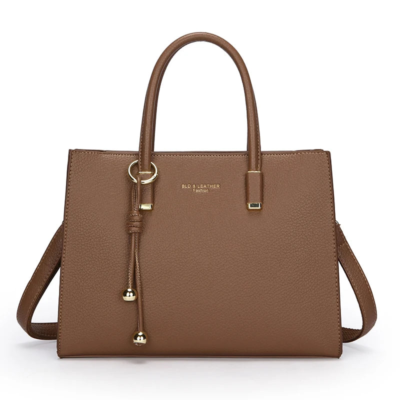 Structured Large Capacity Crossbody Tote