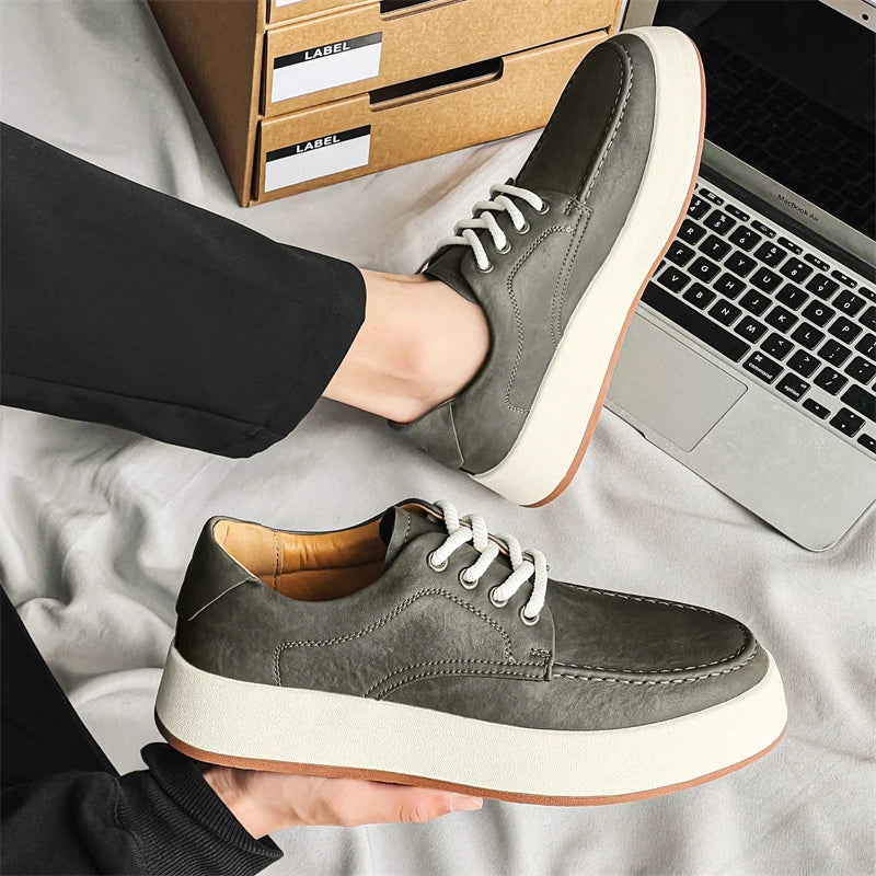 Suede Leather Casual Shoes