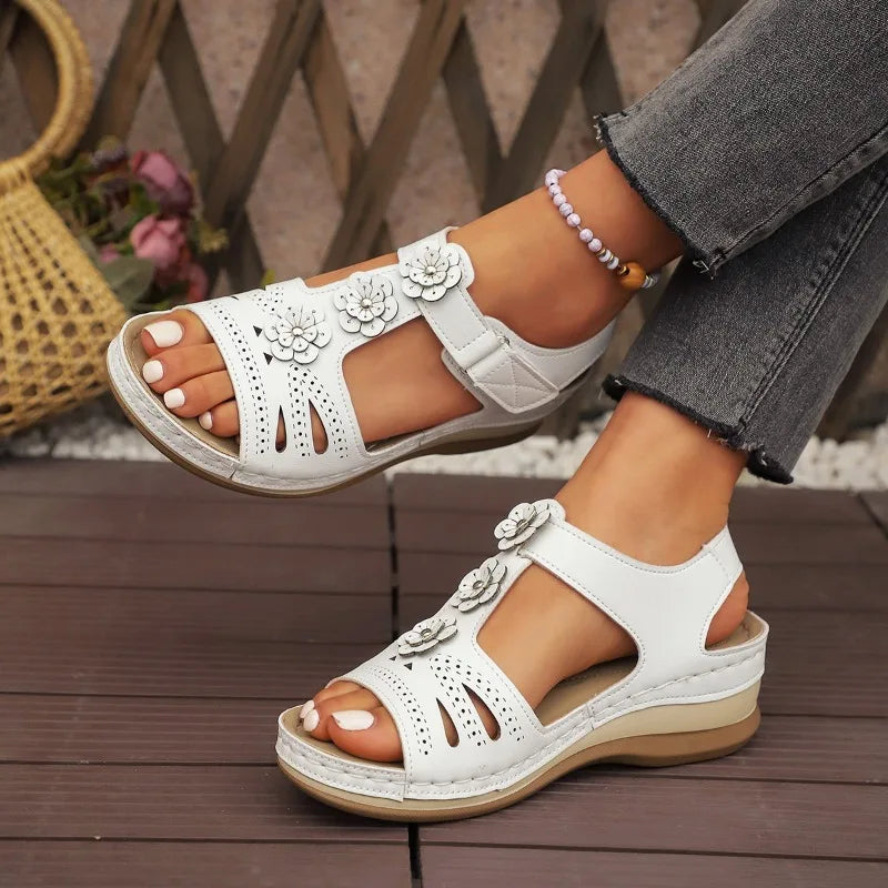 Summer Comfort Platform Peep Toe Sandals