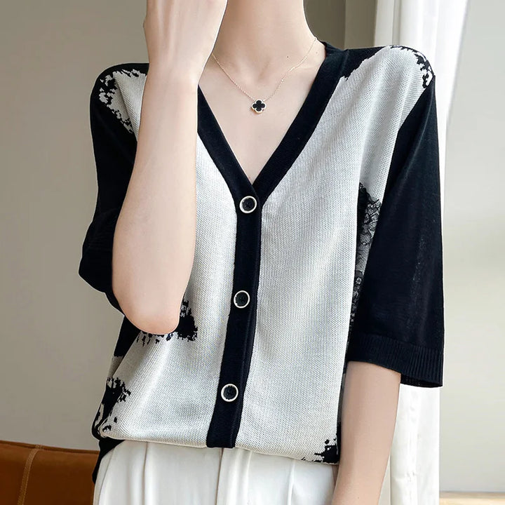 Summer Lace Short Sleeve Cardigan