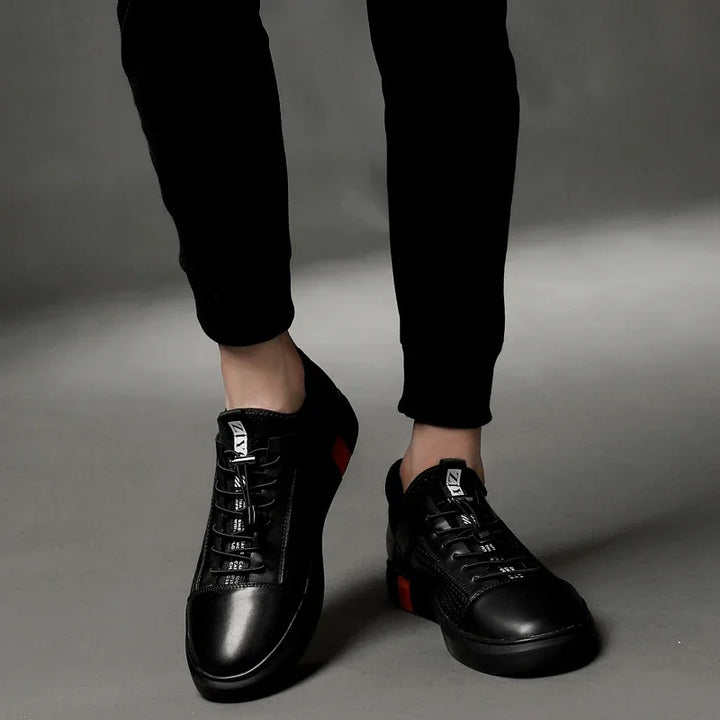 Summer Luxury Breathable Leather Sneakers