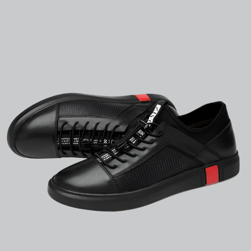 Summer Luxury Breathable Leather Sneakers