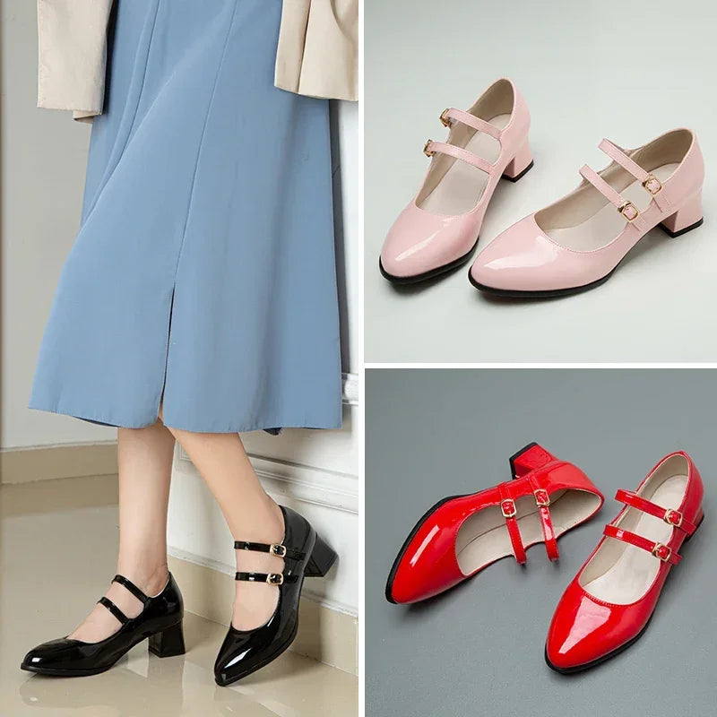 Sweet Patent Leather Mary Janes
