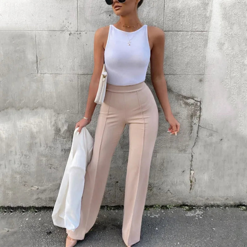 Trendy Flared Slim Bell-Bottom Trousers