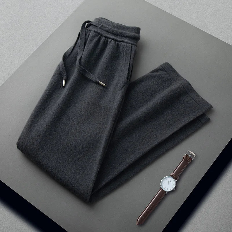 Vera | Men's Cashmere Knit Straight-Leg Pants