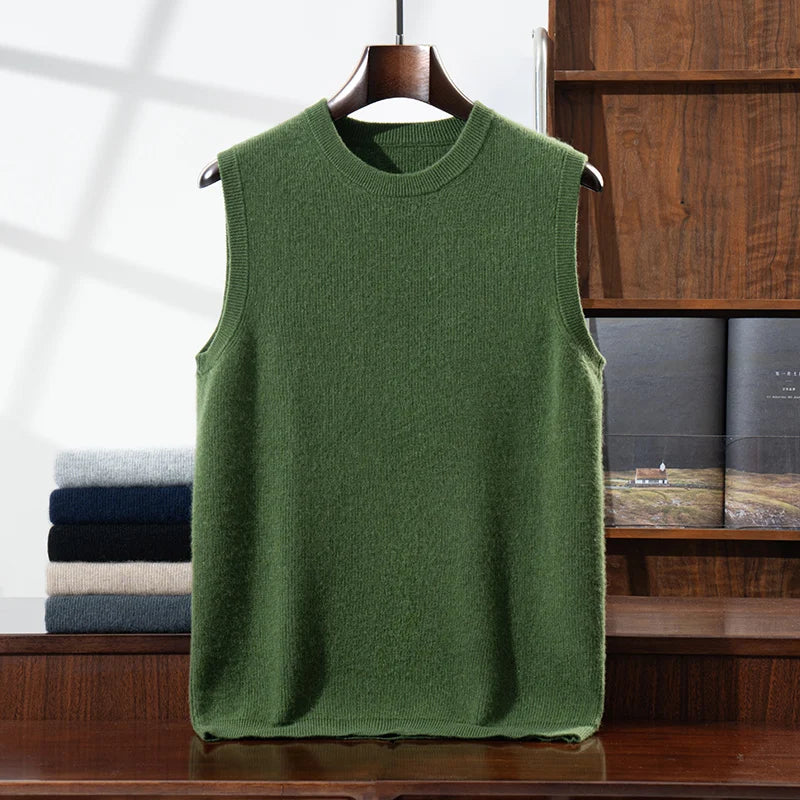 Vera | Men's Pure Cashmere Knit Vest