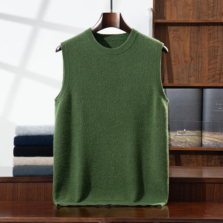 Vera | Men's Pure Cashmere Knit Vest