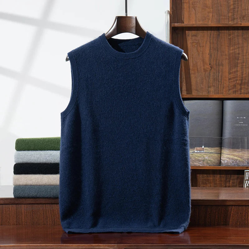 Vera | Men's Pure Cashmere Knit Vest