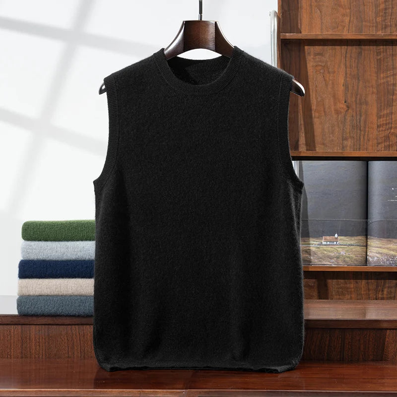 Vera | Men's Pure Cashmere Knit Vest