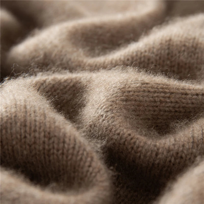 Vera | Men's Pure Cashmere Polo Collar Cardigan