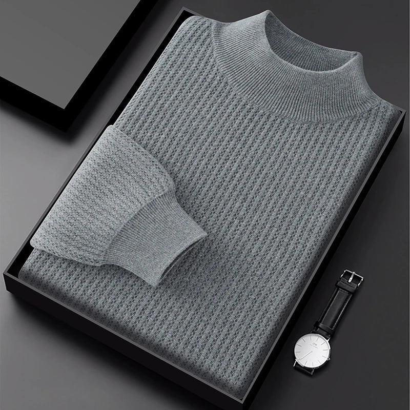 Vera | Men's Pure Cotton Honeycomb Knit Sweater