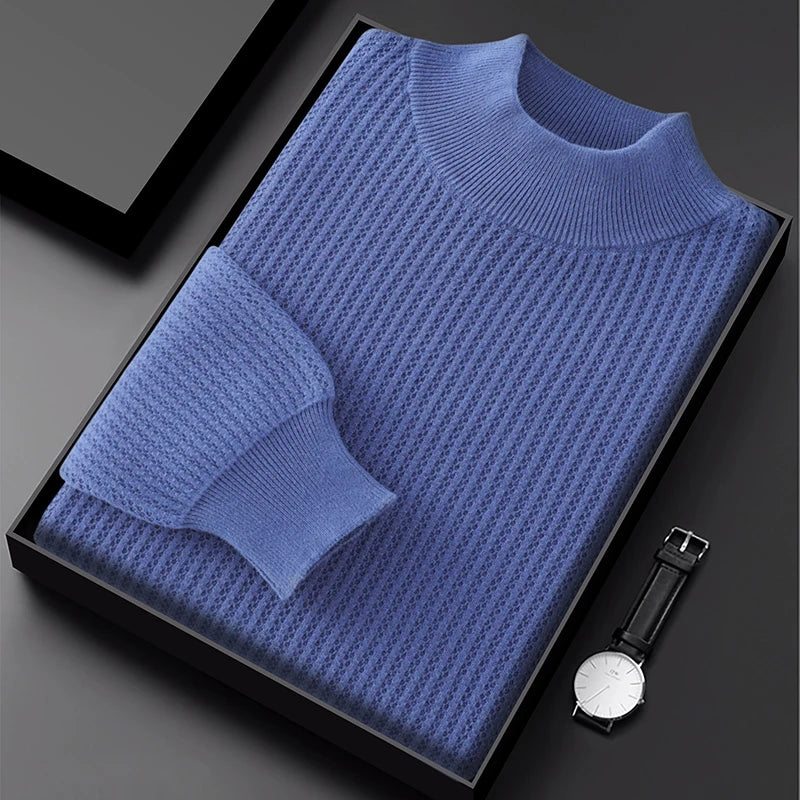 Vera | Men's Pure Cotton Honeycomb Knit Sweater